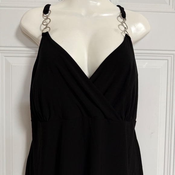 MKM Designs Top Tank SZ 1X Padded Chest Glam Disco Date Night - Picture 7 of 7